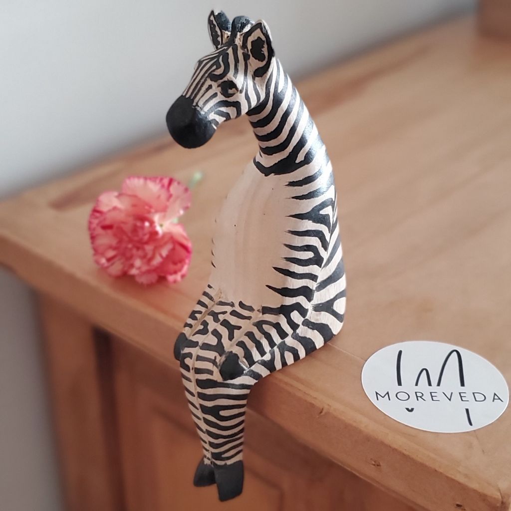 Zebra Figurine For Room Decor | Shelf Sitter