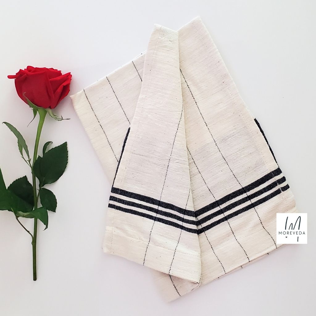 Tea Towel Set | Navy & White