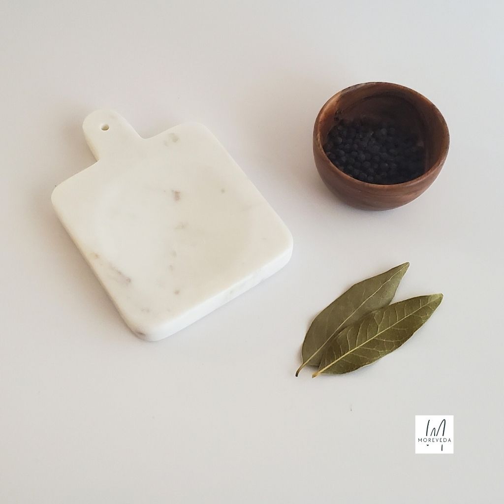 White Marble Spoon Rest For Kitchen