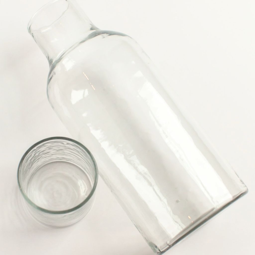 Glass Carafe With Tumbler | Handblown
