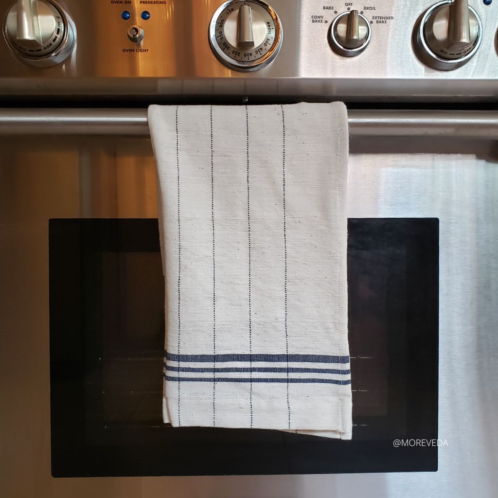 Tea Towel Set | Navy & White