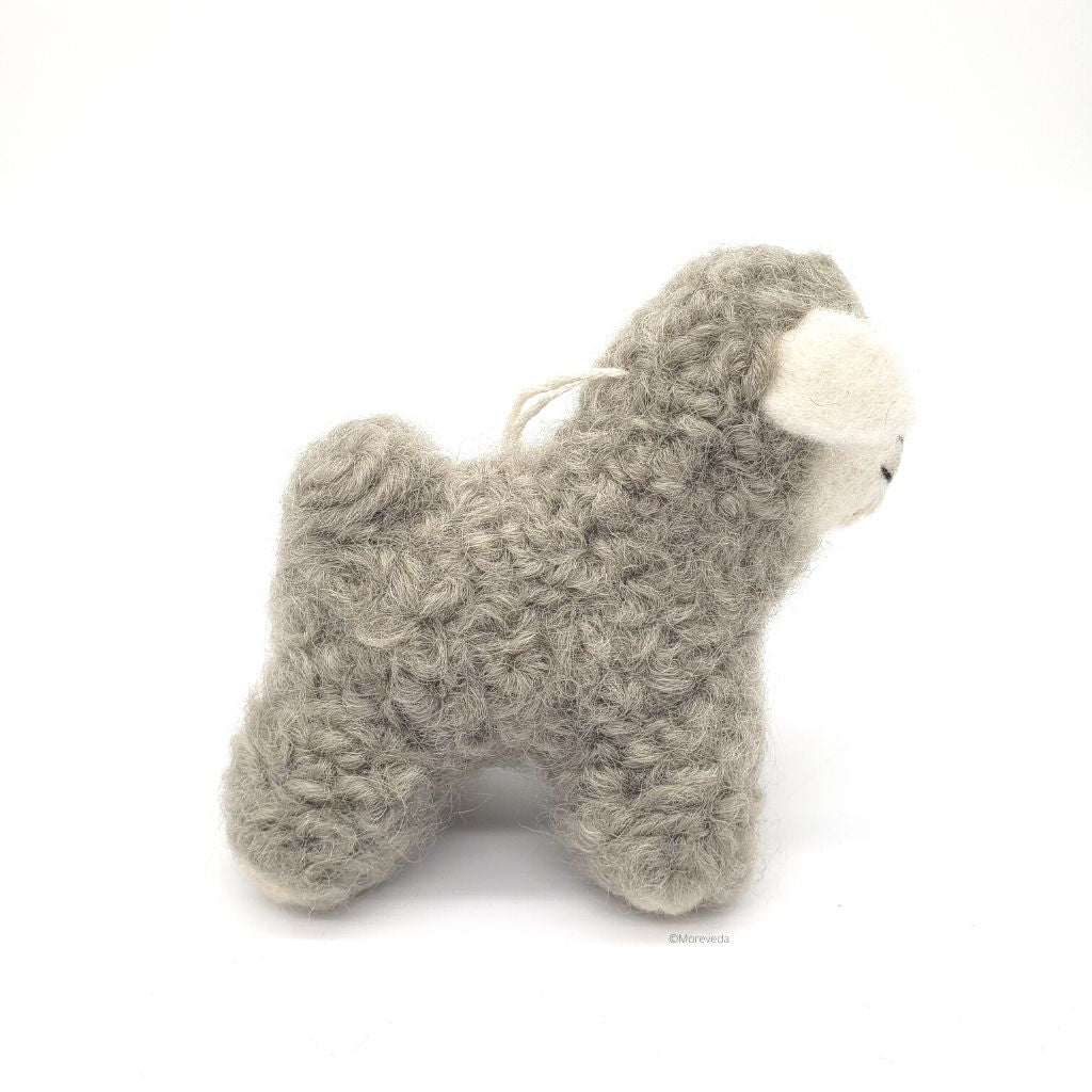Lamb Ornament Set | Handmade From Wool