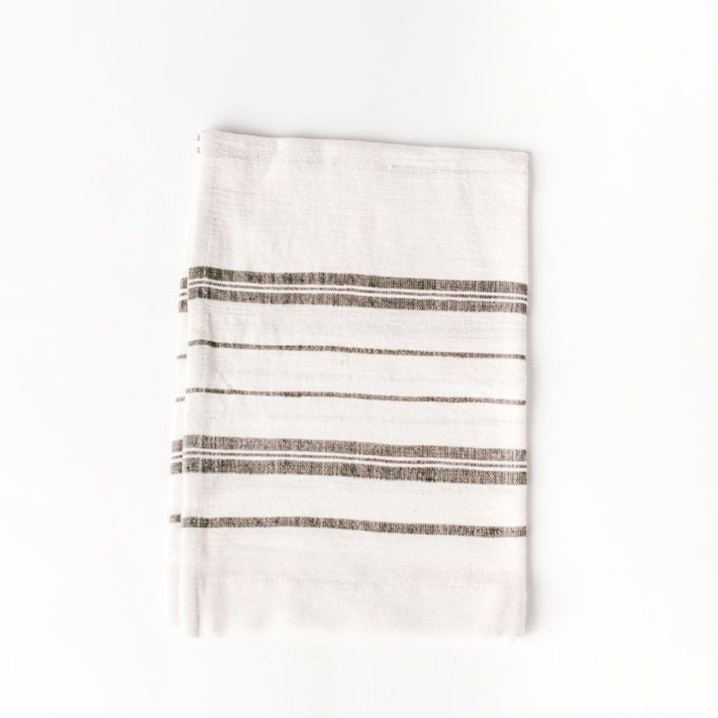 Kitchen Tea Towel | White & Grey