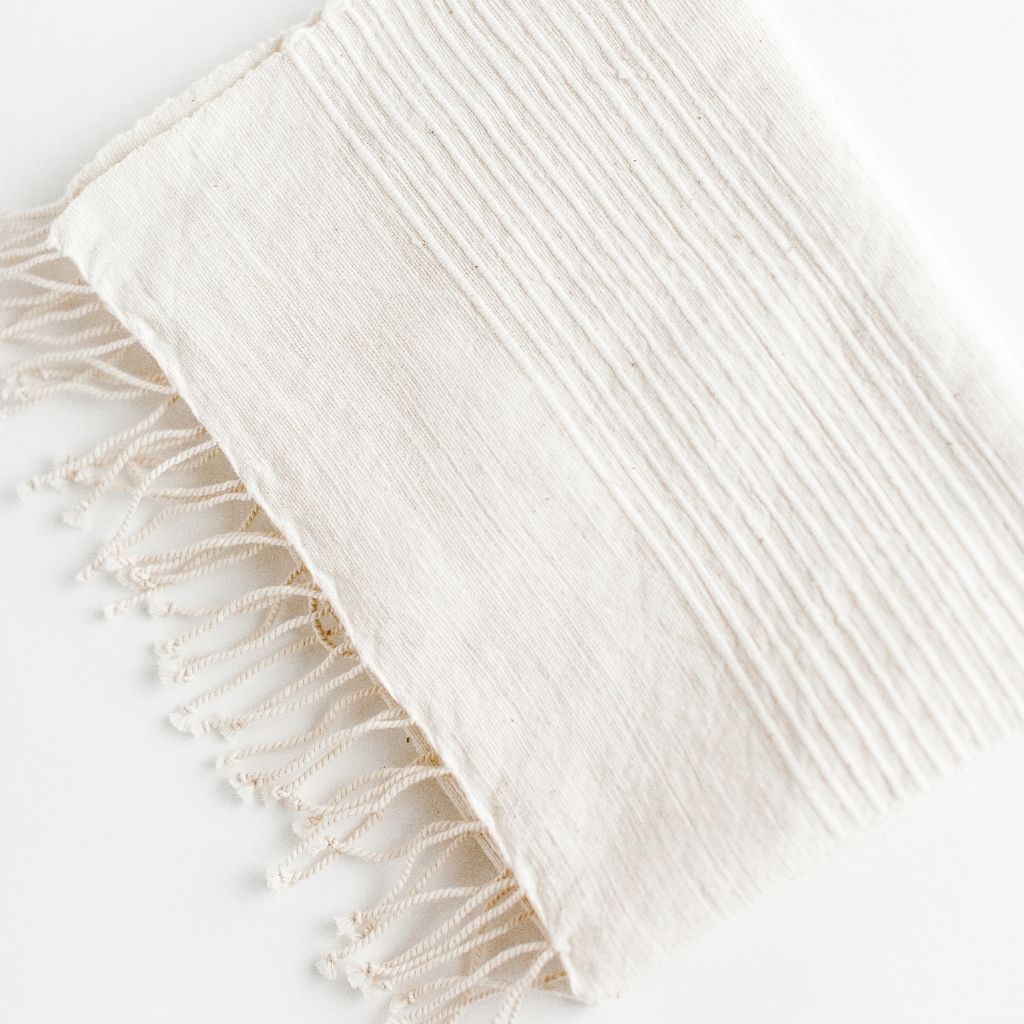Chiara Hand Towel | Natural White