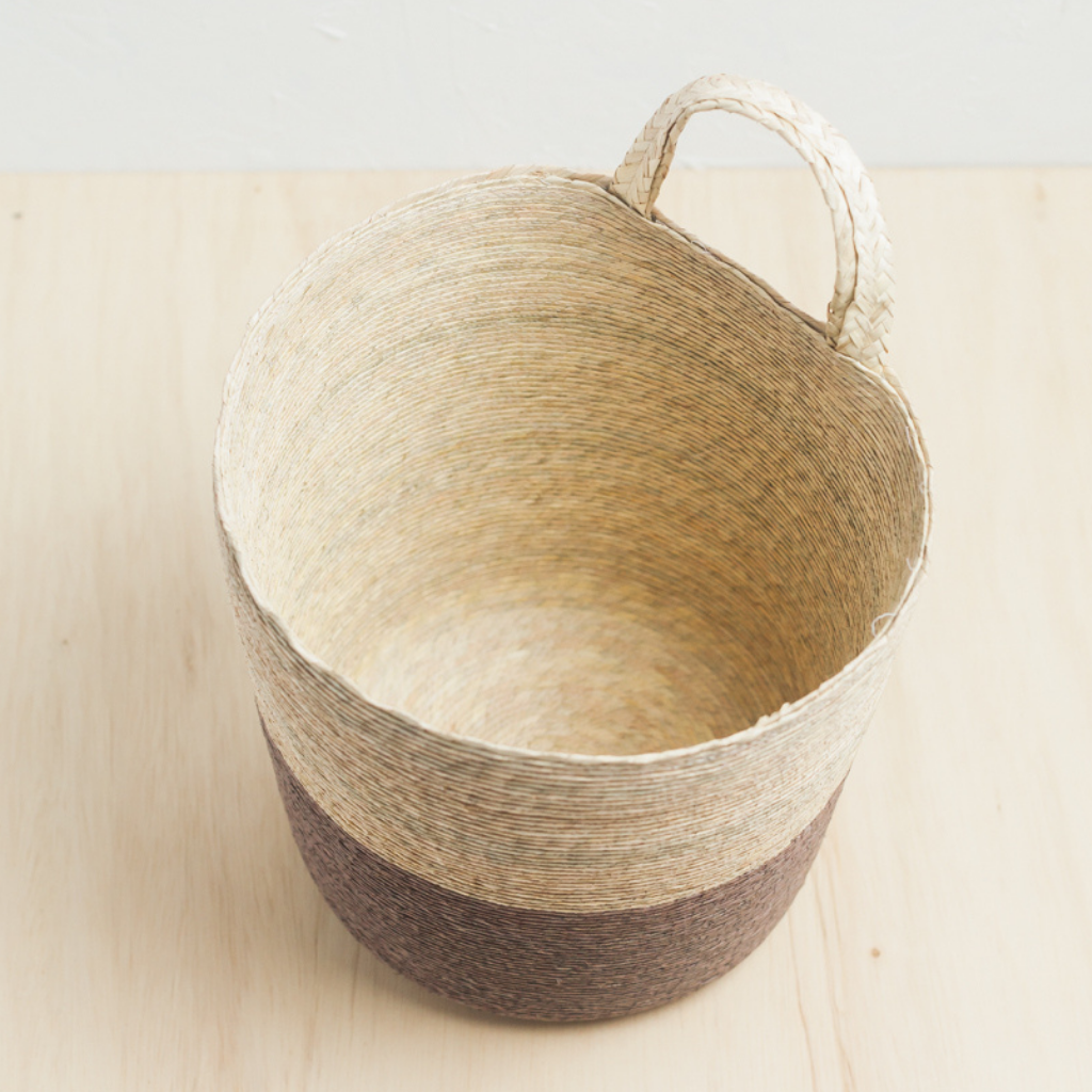 Oaxacan Basket For Storage & Decor | Palm Leaves
